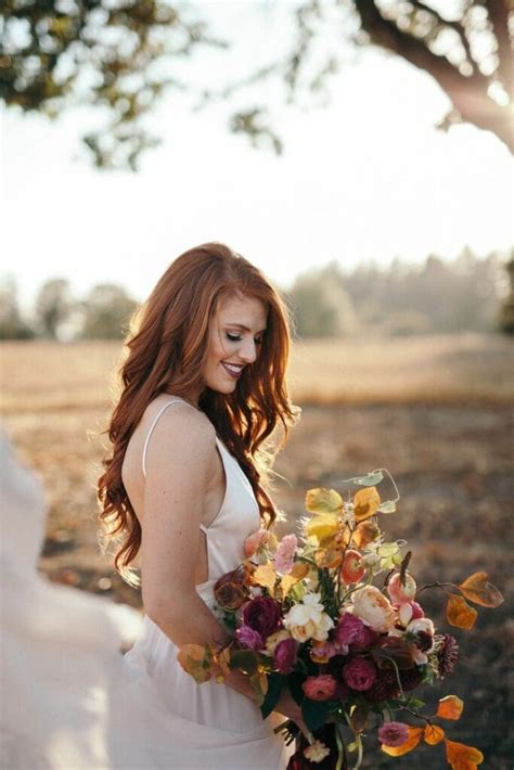 redhead wedding dress|Fall Wedding Guide: For Redhead Brides .